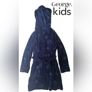 YOUTH ROBE BLUE OUTER SPACE GEORGE KIDS